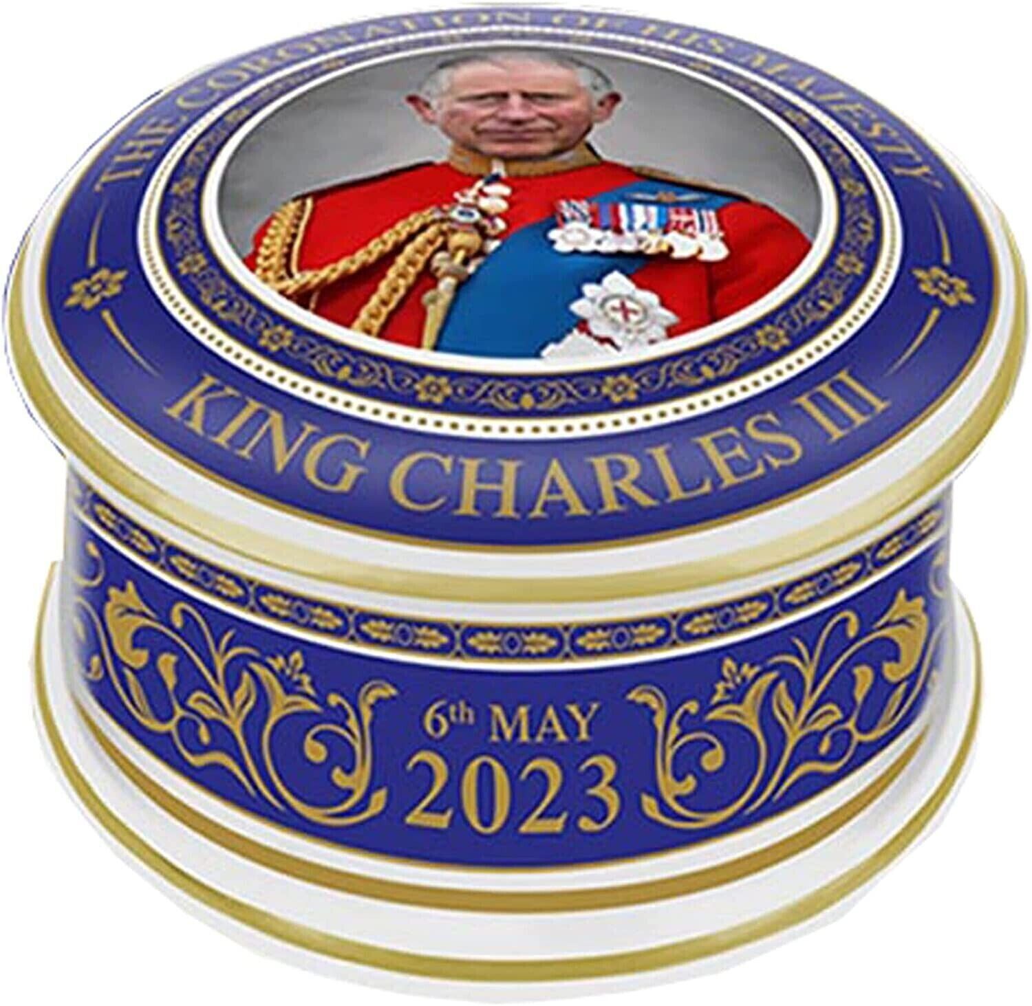 King Charles Coronation Trinket Box