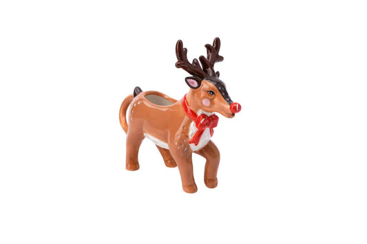 Ceramic Christmas Rudolph Cream Milk Pourer Jug Novelty Present Gift Box