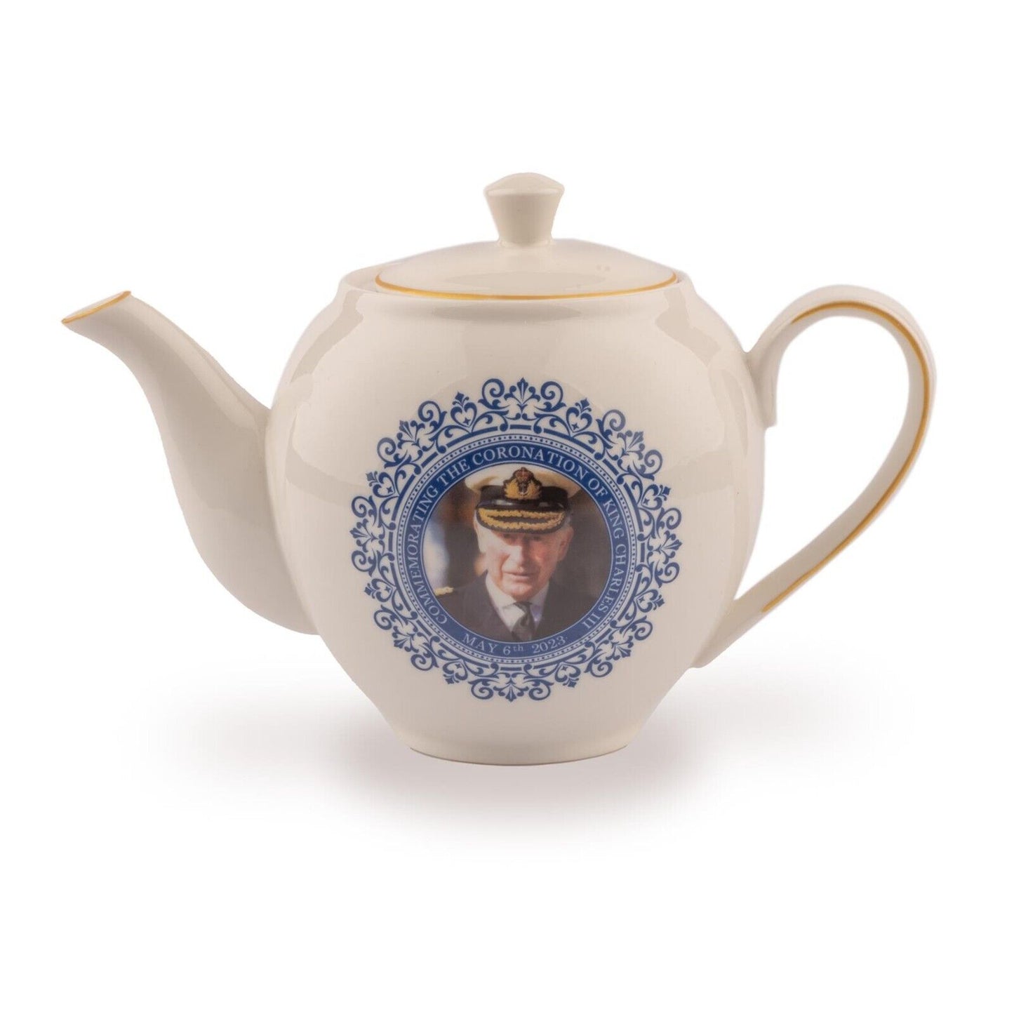 King Charles III Coronation Teapot