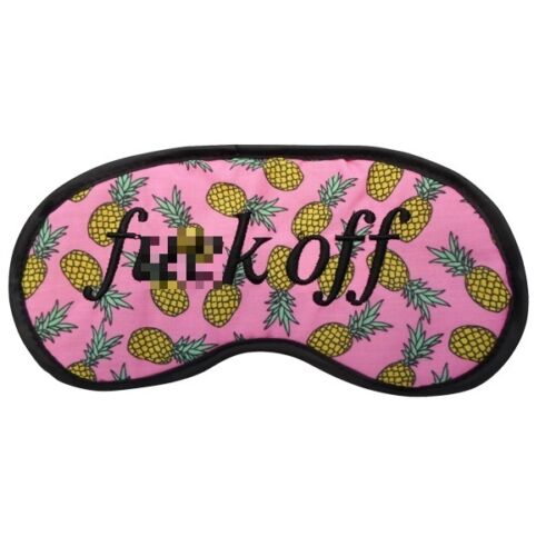 Novelty F**k Off Eye Mask Fun Blindfold Eyemask Travel Sleep Aid Adult Xmas Gift