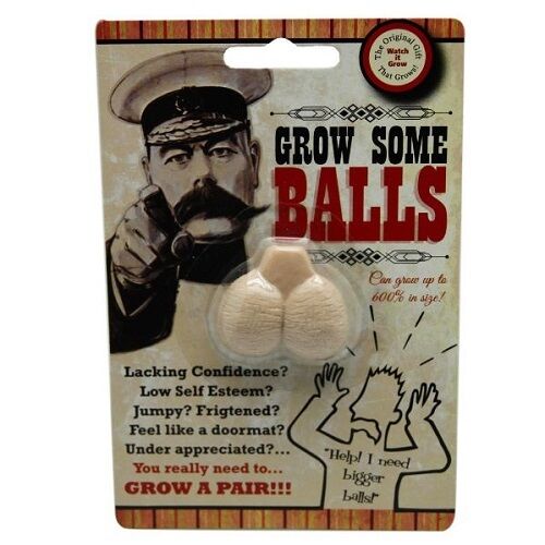 Grow A Pair Of Balls Fun Novelty Joke Prank Party Xmas Secret Adult Santa Gift