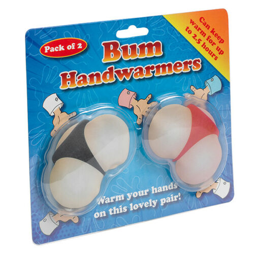 Bum Hand warmers Prank Joke Secret Santa Xmas Adult Party Hen Stocking Filler