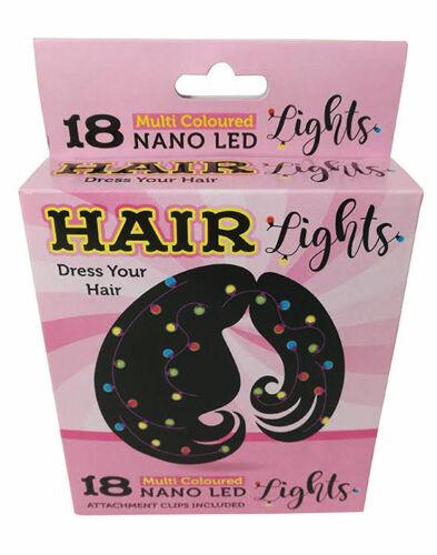 18 LED Hair Lights Fun Novelty Hen Night Festive Secret Santa Party Xmas Gift - The Novelty Gift Shop 