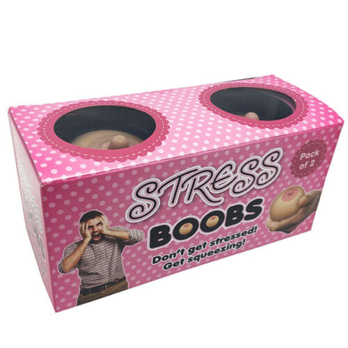 Stress Boobs Balls Reliever Prank Joke Adult Men's Secret Santa Fun Xmas Gift