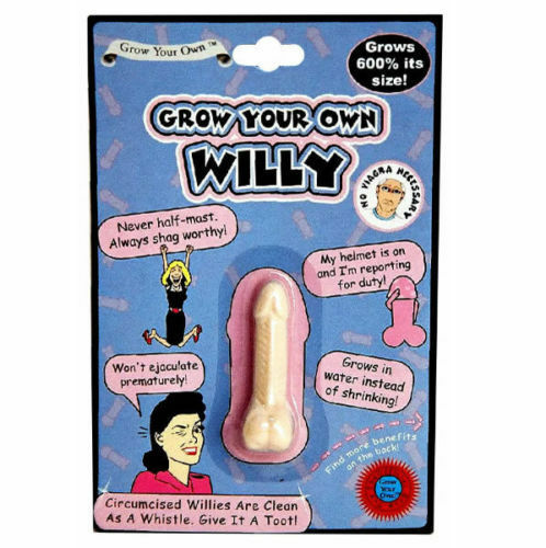 Grow Your Own Willy Funny Novelty Joke Prank Party Xmas Secret Adult Santa Gift