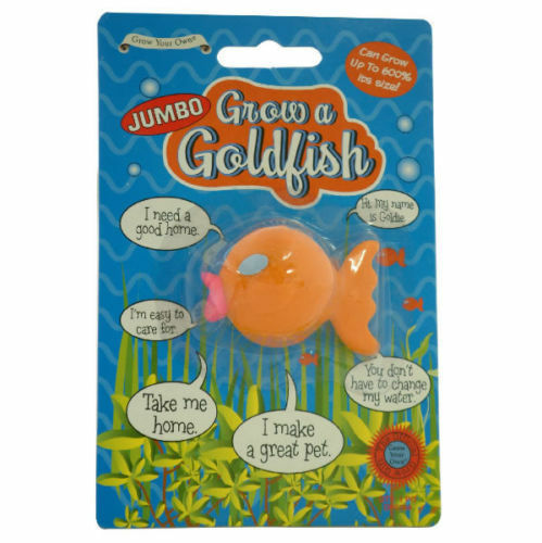 Grow A Goldfish Fish Fun Funny Novelty Joke Prank Party Secret Santa Gift