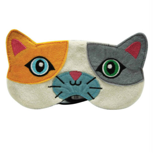 Novelty Pussy Cat Eye Mask Fun Blindfold Eyemask Travel Sleep Aid Xmas Gift
